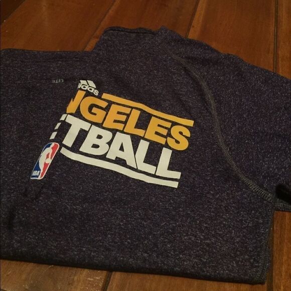 Adidas size M NBA Los Angeles Basketball shirt - Picture 4 of 5